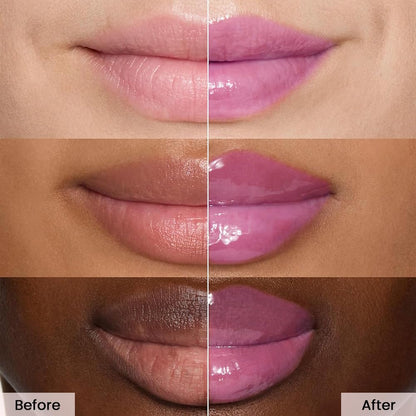 FeiCuiYun Lip Tinted Glowy Balm Hydrating Tinted Lip Serum Lip Gloss, Ultra-Hydrating Natural Vegan Lip Balm, Sheer-Tinted Shine & Hydration, Soothes & Softens Dry Lips Skincare (Light Pink) - dailyvitalstore