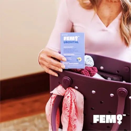FEM Urovital Bladder Control Supplements - Overactive Bladder, Leakage & Urgency Relief - Non-Hormonal Urinary Tract Health Support for Women - 30 Capsules - dailyvitalstore