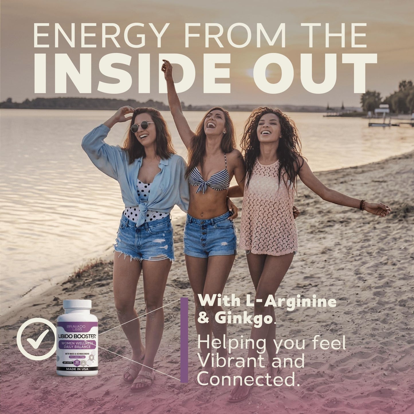 Female Libido Booster for Women – Advanced Women’s Intimacy & Confidence Support – Plant-Based Herbal Blend with Maca, Ginseng & L-Arginine – Made in USA – 60 Capsules - dailyvitalstore