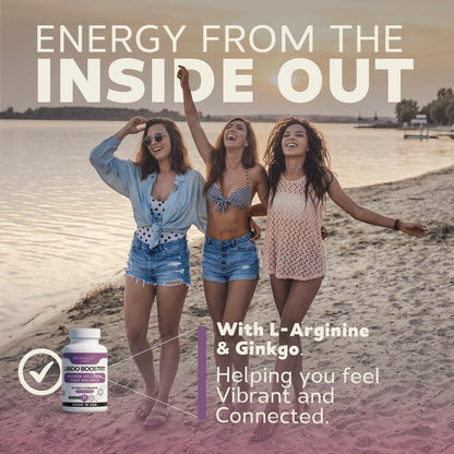 Female Libido Booster for Women – Advanced Women’s Intimacy & Confidence Support – Plant-Based Herbal Blend with Maca, Ginseng & L-Arginine – Made in USA – 60 Capsules - dailyvitalstore