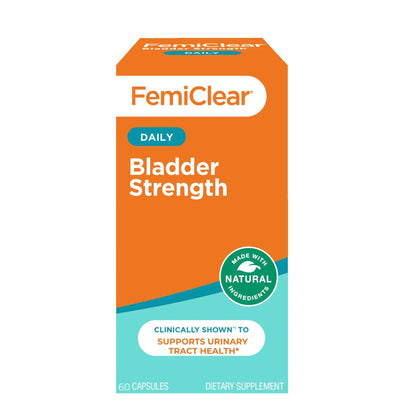 FemiClear Bladder Strength Supplement | Bladder Control & Wellness | 60 Capsules, 30 Day Supply | Made with Natural Ingredients | for Women & Men - dailyvitalstore