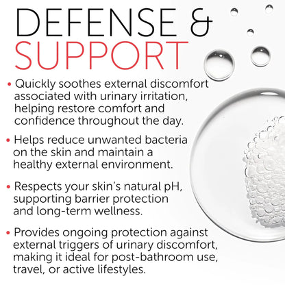 Feminine Spray | UTI Treatment for Women | UTI Defense & Intimate Odor Control | Daily Feminine Hygiene Spray | Eliminate Harmful Bacteria | Gentle, Safe, Travel-Friendly & pH-Balanced | 5.1 fl oz - dailyvitalstore