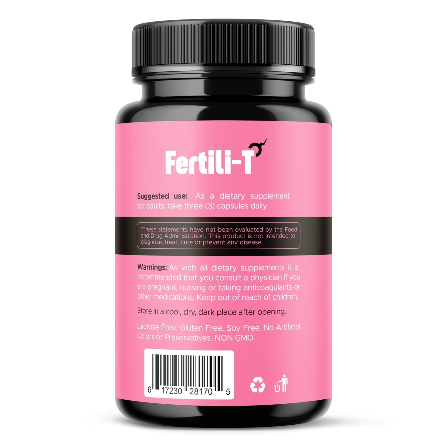 Fertili-t Female (90 Caps) Natural Fertility Support, Hormonal Balance & Prenatal Vitamins for Women, Conception Support, Natural Fertility Supplement with Aguaje & Red Maca (30-Day Supply) (1) - dailyvitalstore