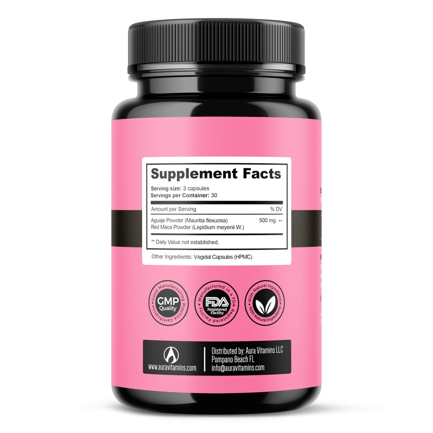 Fertili-t Female (90 Caps) Natural Fertility Support, Hormonal Balance & Prenatal Vitamins for Women, Conception Support, Natural Fertility Supplement with Aguaje & Red Maca (30-Day Supply) (1) - dailyvitalstore