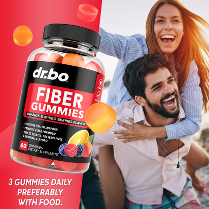 Fiber Gummies for Adults & Kids - Tasty Gummy Prebiotic Fiber Supplement, Max Digestive - dailyvitalstore