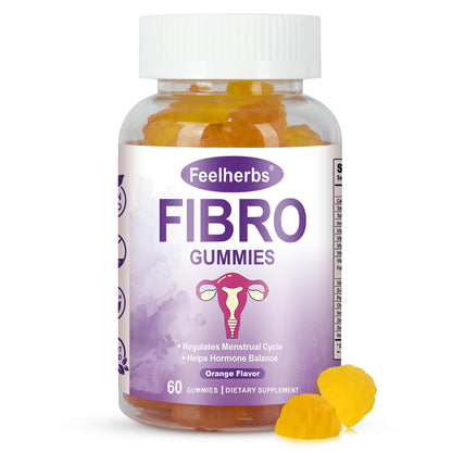 Fibro Gummies for Women Ovarian, Multivitamin Gummies for Hormone Balance, Ovarian Support Inositol Gummy with Vitamin A, E, and Minerals, 60 Count - dailyvitalstore