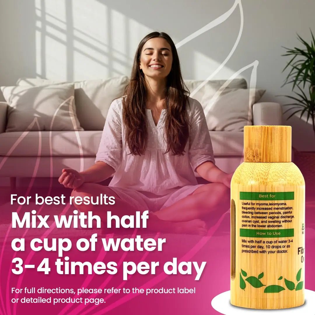 Fibroid Shrink & Ovarian Cysts BM36 - Helps Shrink Fibroids and Ovarian Cysts, Balance Estrogen Levels and Prevent Regrowth, Support for Menstrual Pain and Painful Intercourse, 30 mL Drops | Bestmade - dailyvitalstore