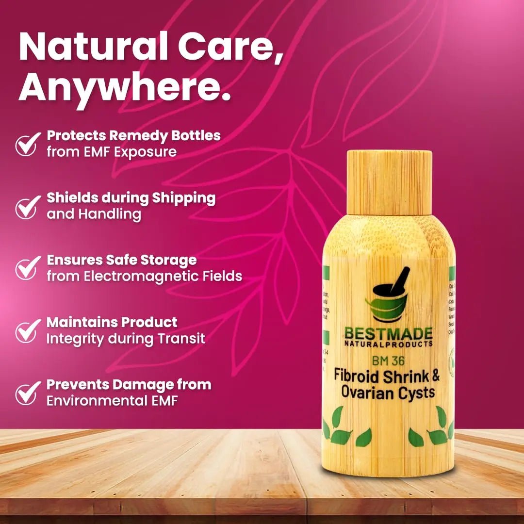 Fibroid Shrink & Ovarian Cysts BM36 - Helps Shrink Fibroids and Ovarian Cysts, Balance Estrogen Levels and Prevent Regrowth, Support for Menstrual Pain and Painful Intercourse, 30 mL Drops | Bestmade - dailyvitalstore