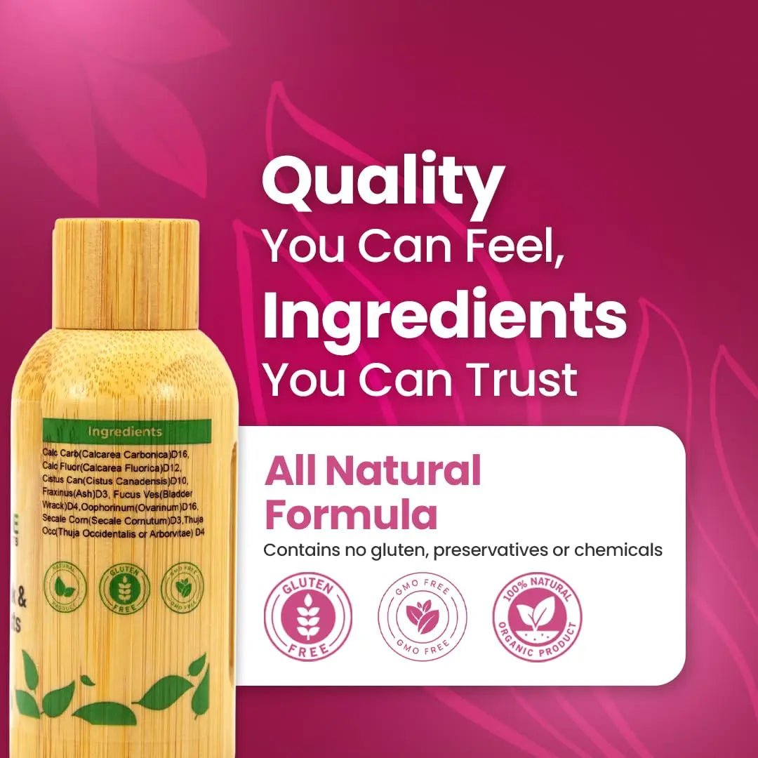 Fibroid Shrink & Ovarian Cysts BM36 - Helps Shrink Fibroids and Ovarian Cysts, Balance Estrogen Levels and Prevent Regrowth, Support for Menstrual Pain and Painful Intercourse, 30 mL Drops | Bestmade - dailyvitalstore