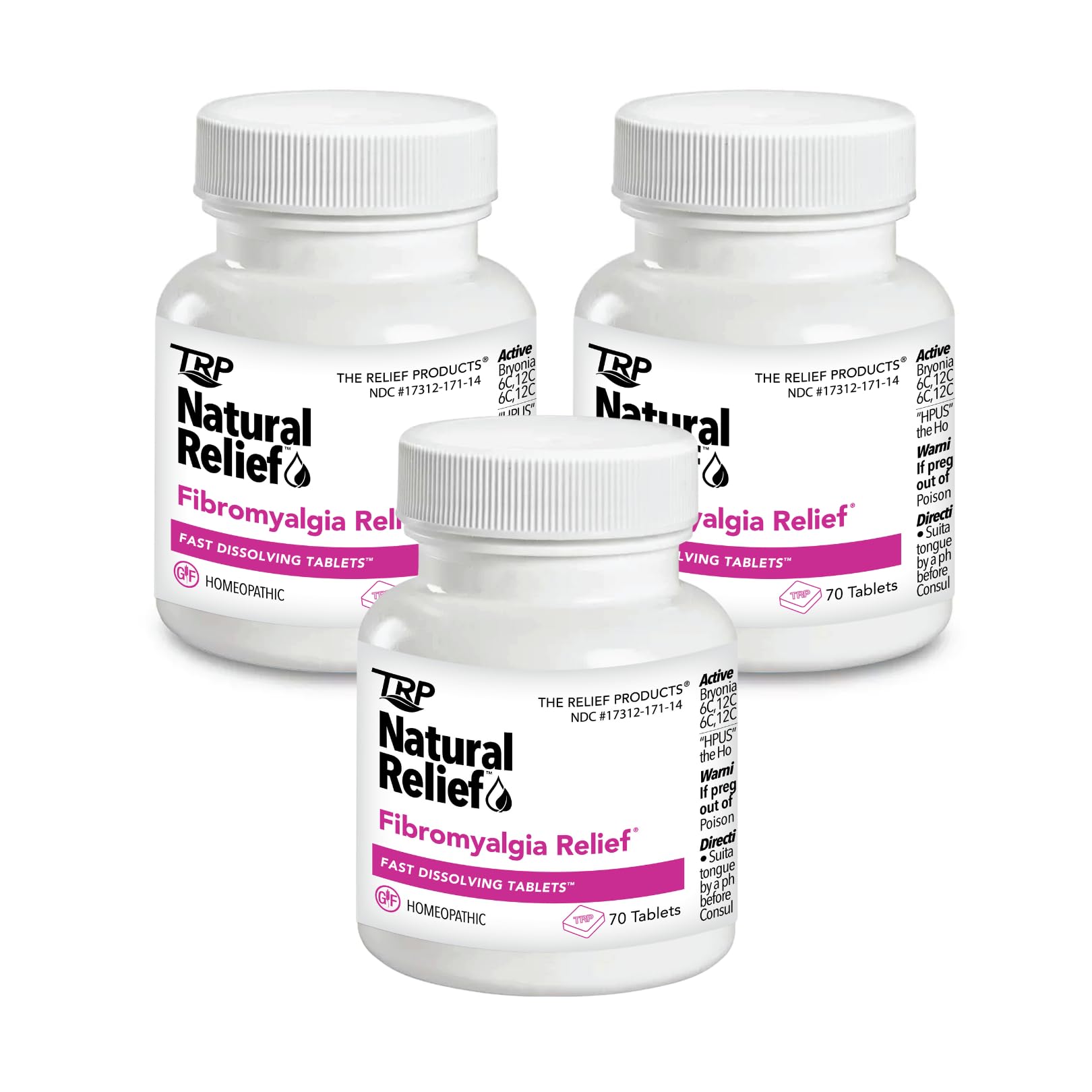 Fibromyalgia Relief for Temporary Relief of Muscle Soreness Discomfort Tenderness Difficulty Moving Joint Pain (3 Pack) - dailyvitalstore