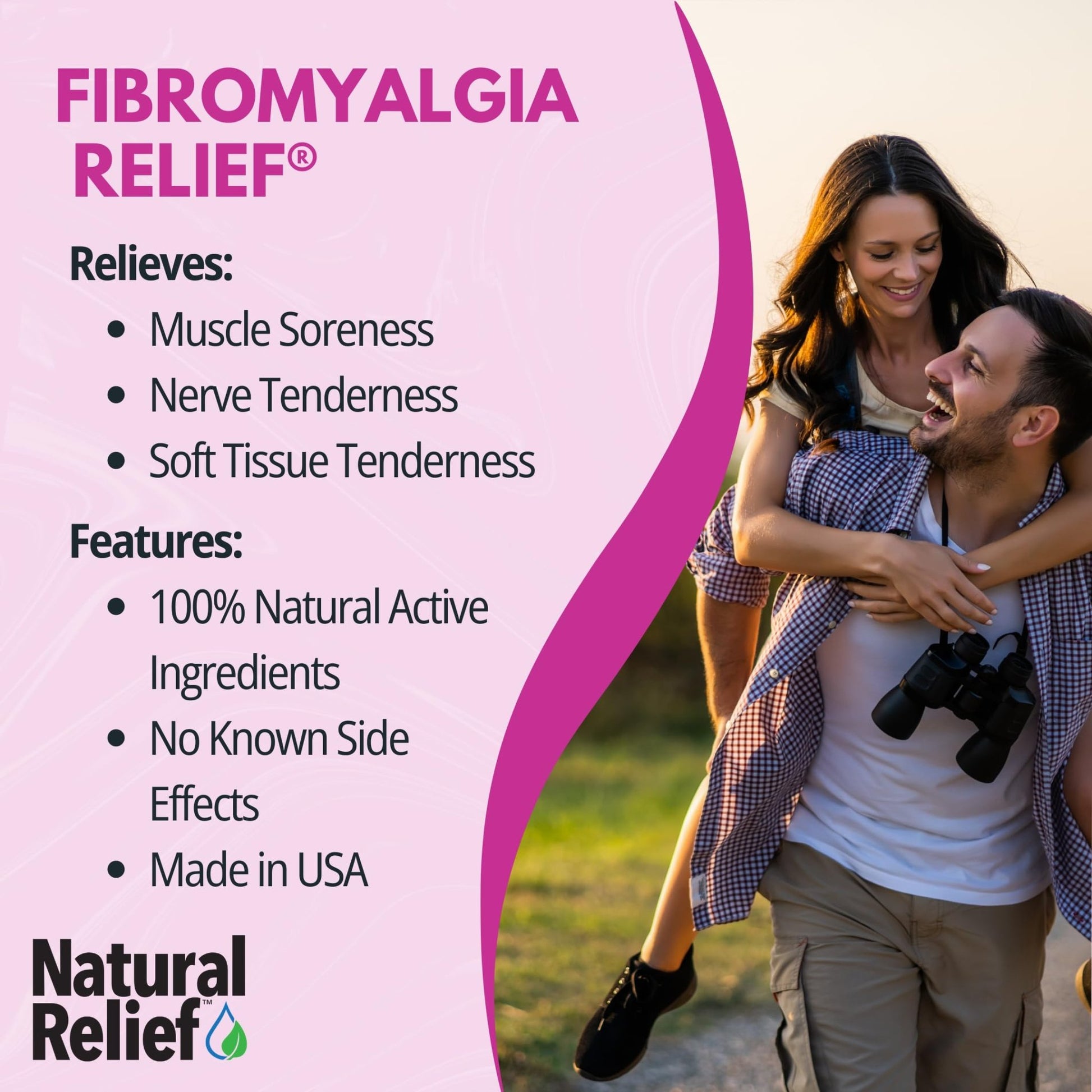 Fibromyalgia Relief for Temporary Relief of Muscle Soreness Discomfort Tenderness Difficulty Moving Joint Pain (3 Pack) - dailyvitalstore