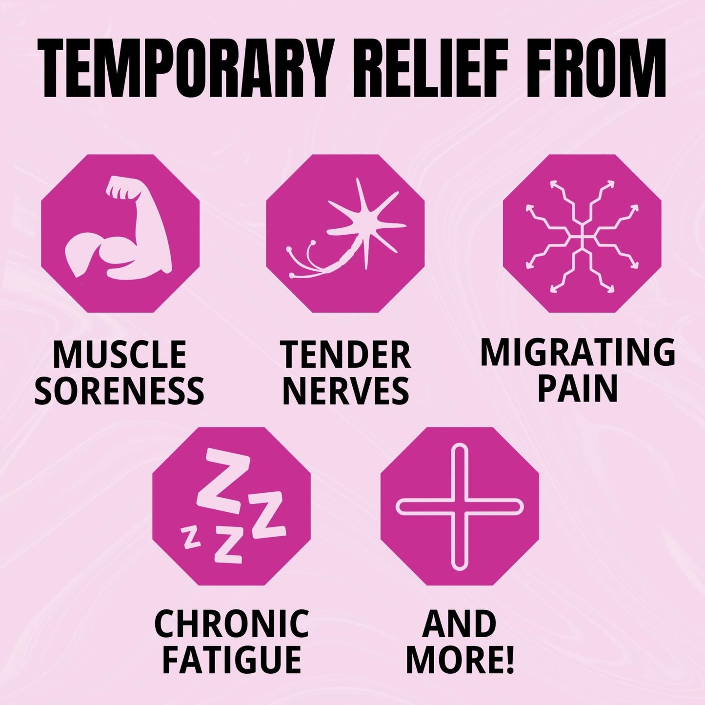 Fibromyalgia Relief for Temporary Relief of Muscle Soreness Discomfort Tenderness Difficulty Moving Joint Pain (3 Pack) - dailyvitalstore