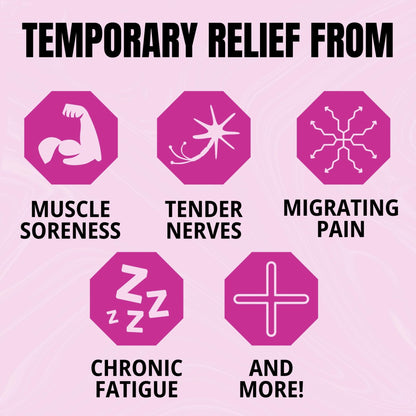 Fibromyalgia Relief for Temporary Relief of Muscle Soreness Discomfort Tenderness Difficulty Moving Joint Pain (3 Pack) - dailyvitalstore
