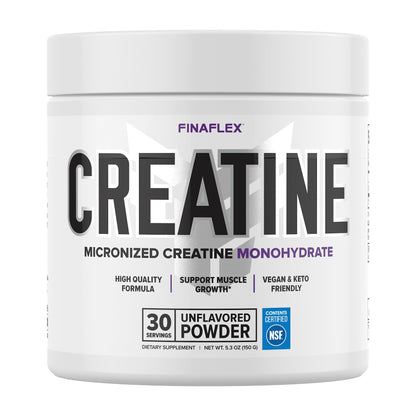 FINAFLEX PURE CREATINE, Unflavored - 5.3 oz - Promotes Muscular Strength, Size & Performance - 100% Pure - dailyvitalstore