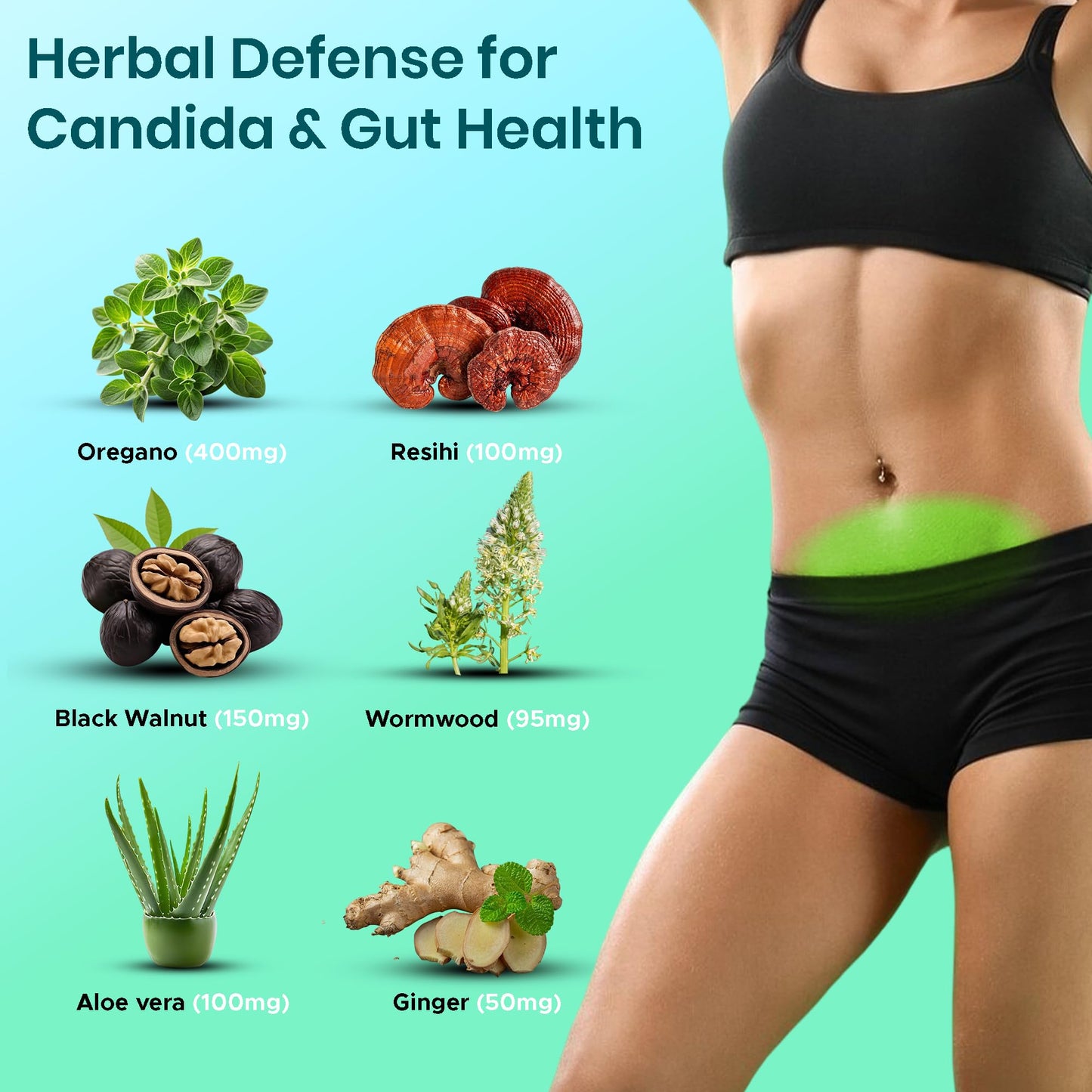 FIRSTORGANIC Candiclear Detox Pro+ | Pack of 2 | Feminine Gut & Flora Harmony Support |Oregano, Black Walnut & More | Third-Party Tested, cGMP Facility, - dailyvitalstore