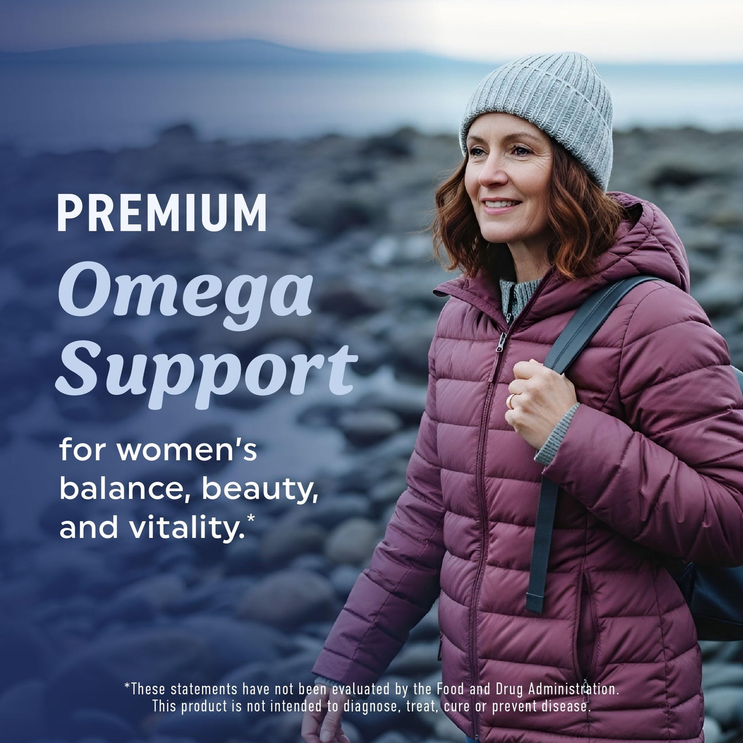 Fish Oil Omega 3 Supplements for Women | DHA + EPA | Heart Health, Hormone Balance, Skin & Wellness Support | 600MG Omega3 + 800MG Evening Primrose Oil - dailyvitalstore