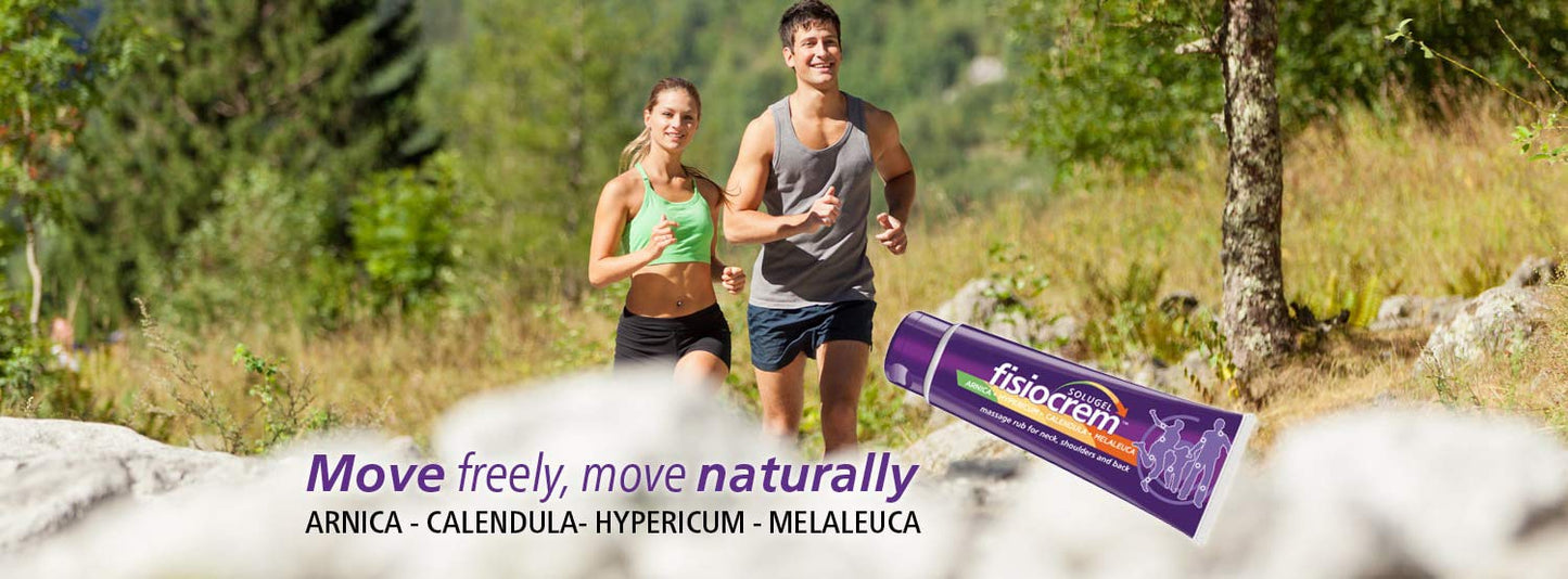 Fisiocrem Solugel Arnica Cream - Arnica Montana & Calendula Cream for Muscle Massage, Muscle Rub for Neck, Shoulders and Back - 250ml - dailyvitalstore