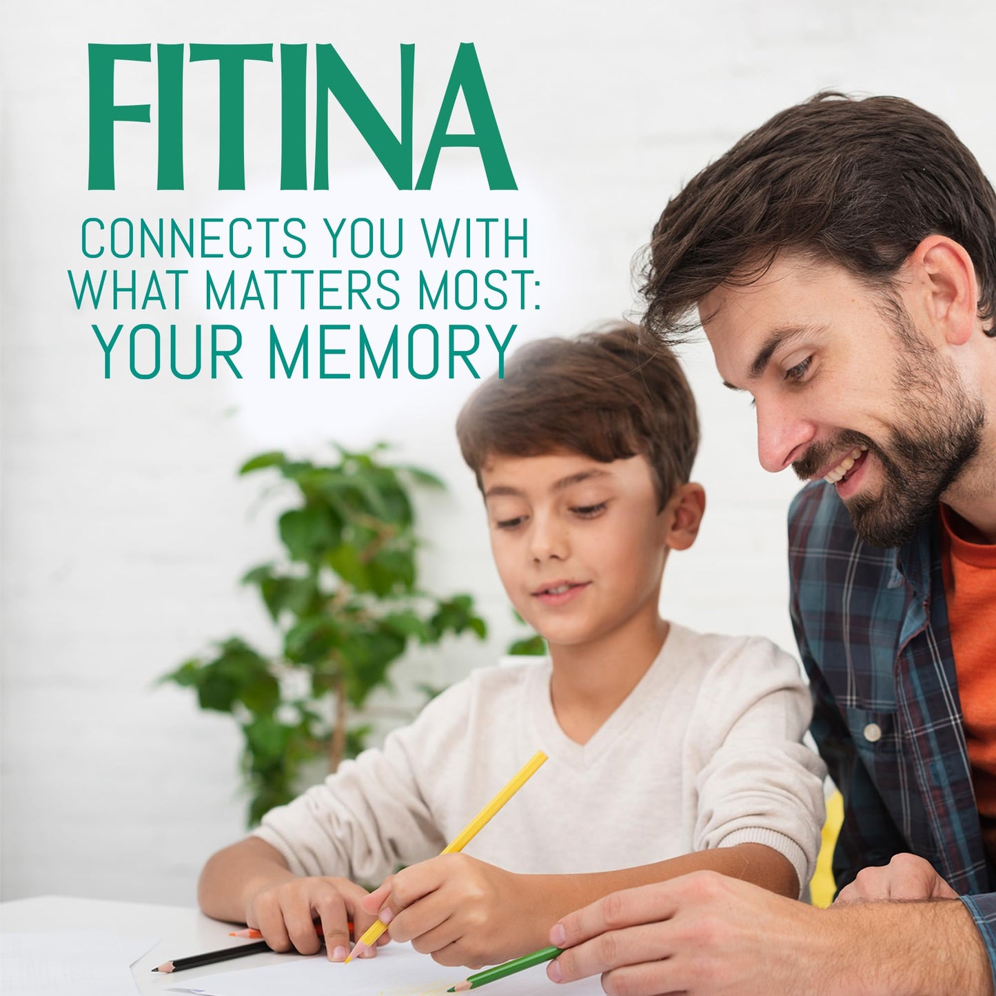FITINA Brain Supplement with Vitamin B6 & Thiamine for Memory, Focus and Cognitive Support | High-Dose B Vitamins for Nervous System Brain Health, Daily Formula for Adults, 60 Tablets (1-Pack) - dailyvitalstore