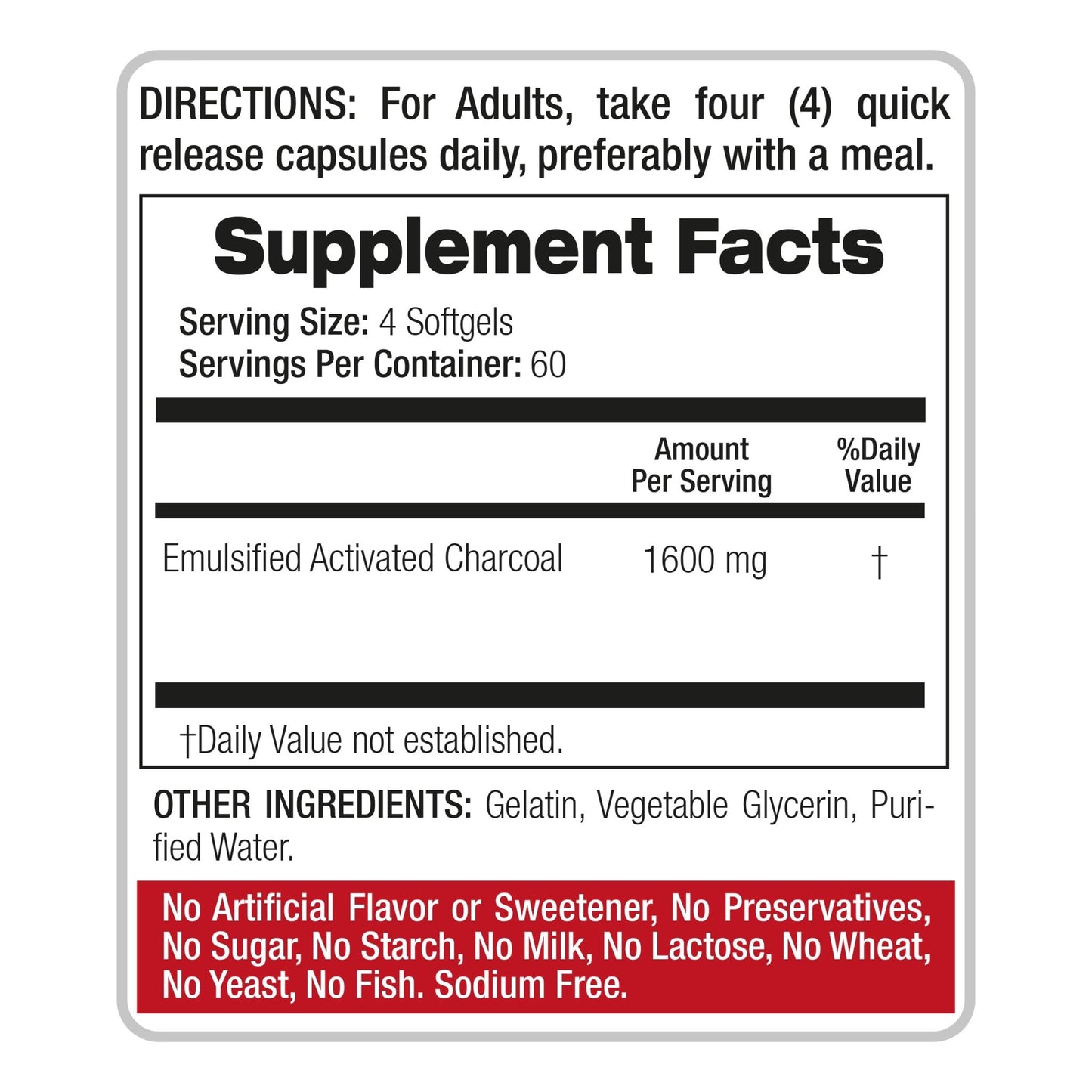 FITO MEDIC'S Lab | Activated Charcoal | 240 caps | Activated Charcoal Pills - dailyvitalstore