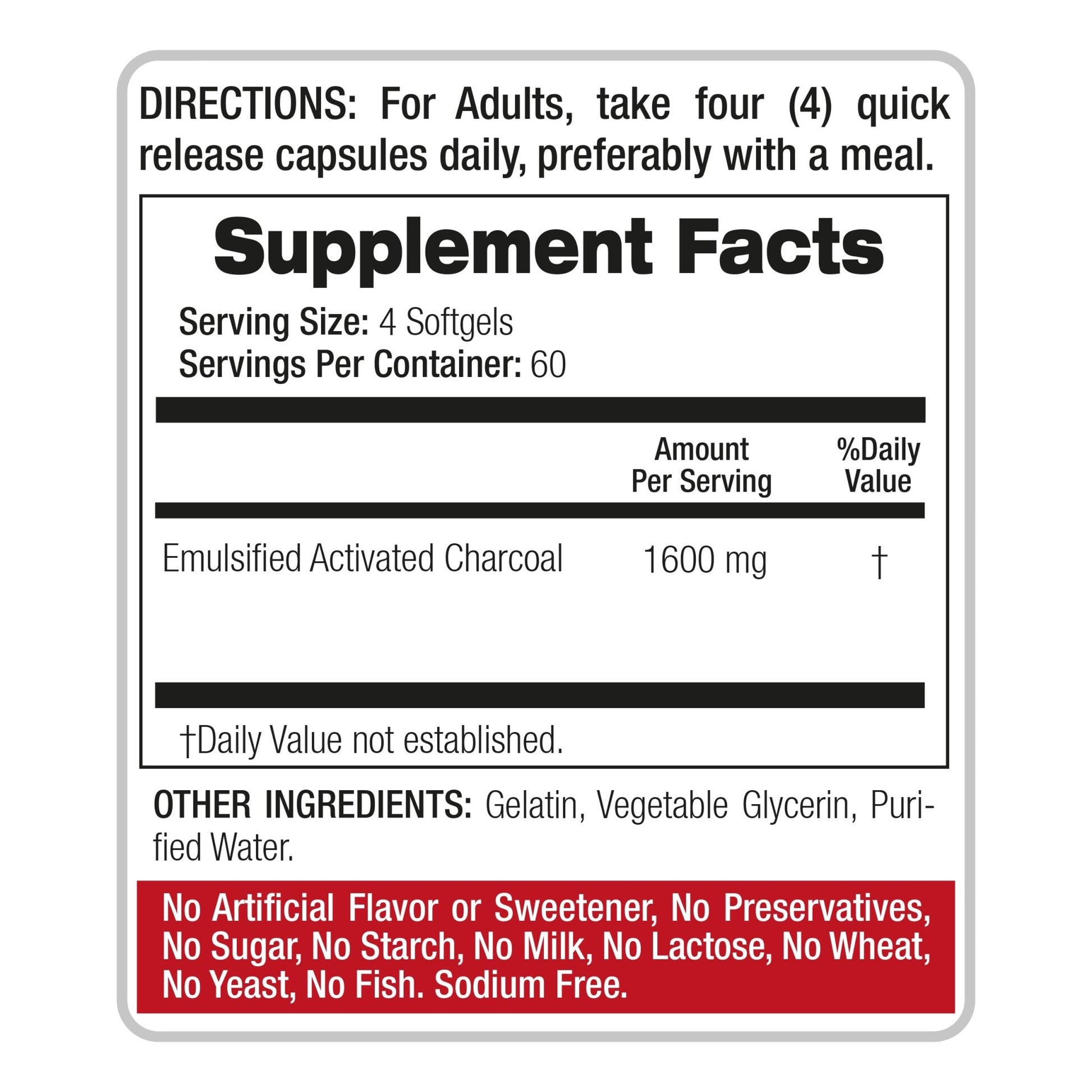 FITO MEDIC'S Lab | Activated Charcoal | 240 caps | Activated Charcoal Pills - dailyvitalstore