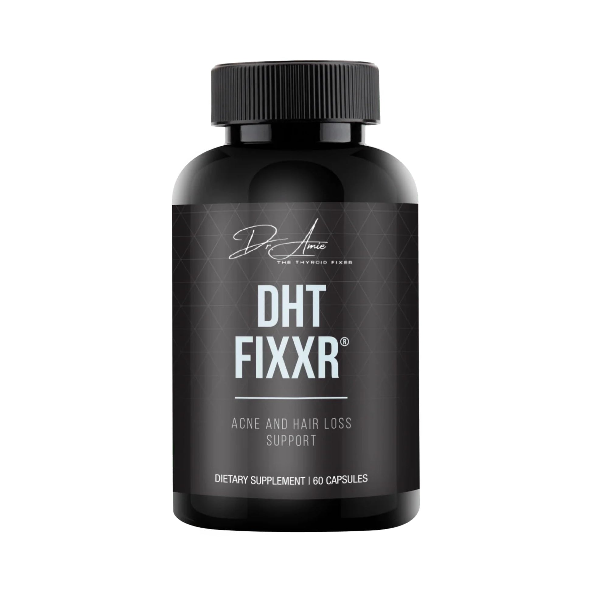Fixxr DHT Support by Dr. Amie | with Saw Palmetto and Nettles | Acne and Hair Loss Support | 60 Capsules - dailyvitalstore