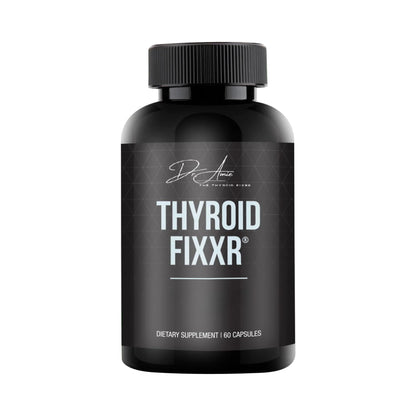 Fixxr Thyroid Support by Dr. Amie | T2 Thyroid Supplement | 30 Day Supply, 60 Capsules - dailyvitalstore
