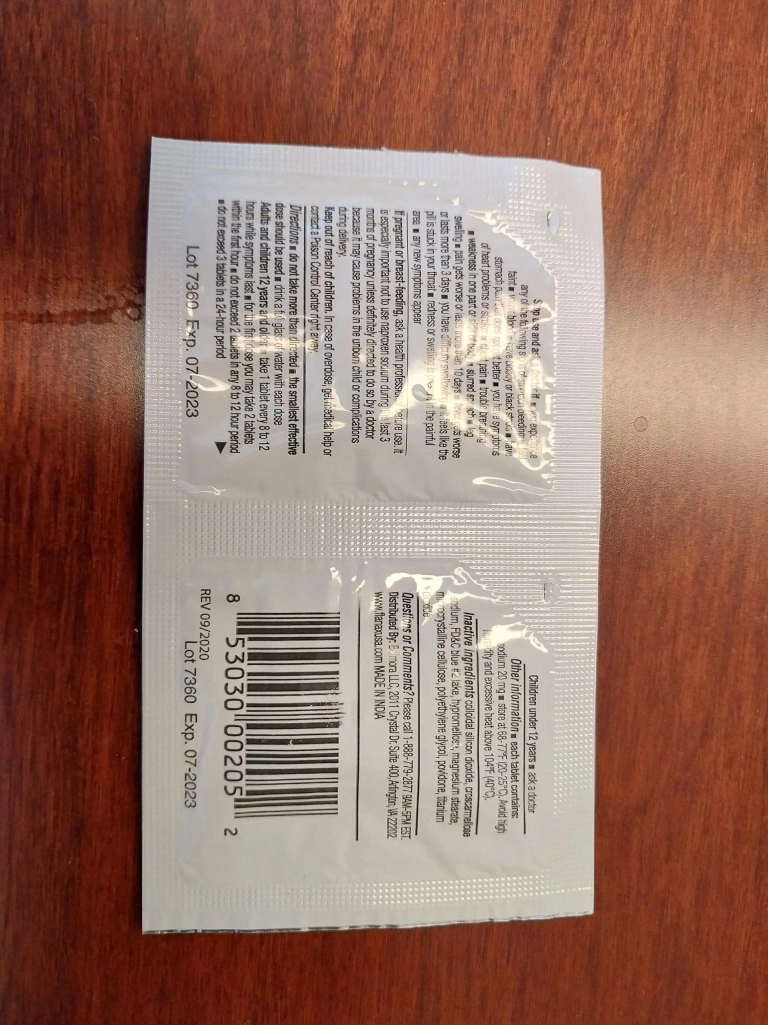 Flanax Pain Reliever Tablets 2ct Retail Dispenser - dailyvitalstore