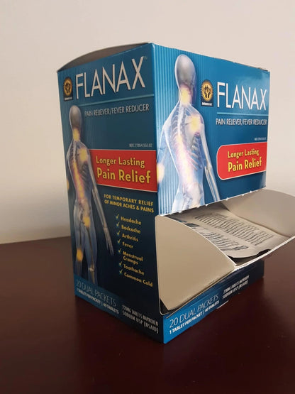 Flanax Pain Reliever Tablets 2ct Retail Dispenser - dailyvitalstore