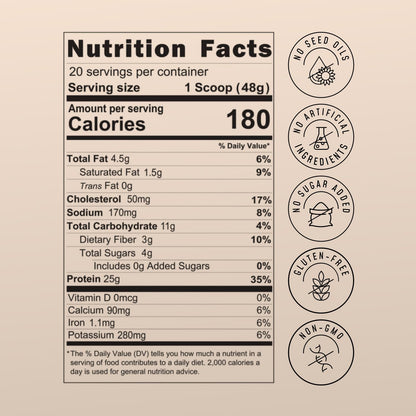 FlavCity Chocolate All in One Protein Shake Powder - On the Go Meal Alternative + Collagen Peptides, Reishi & Cordyceps - Focus, Skin, Hair & Joint Support - dailyvitalstore