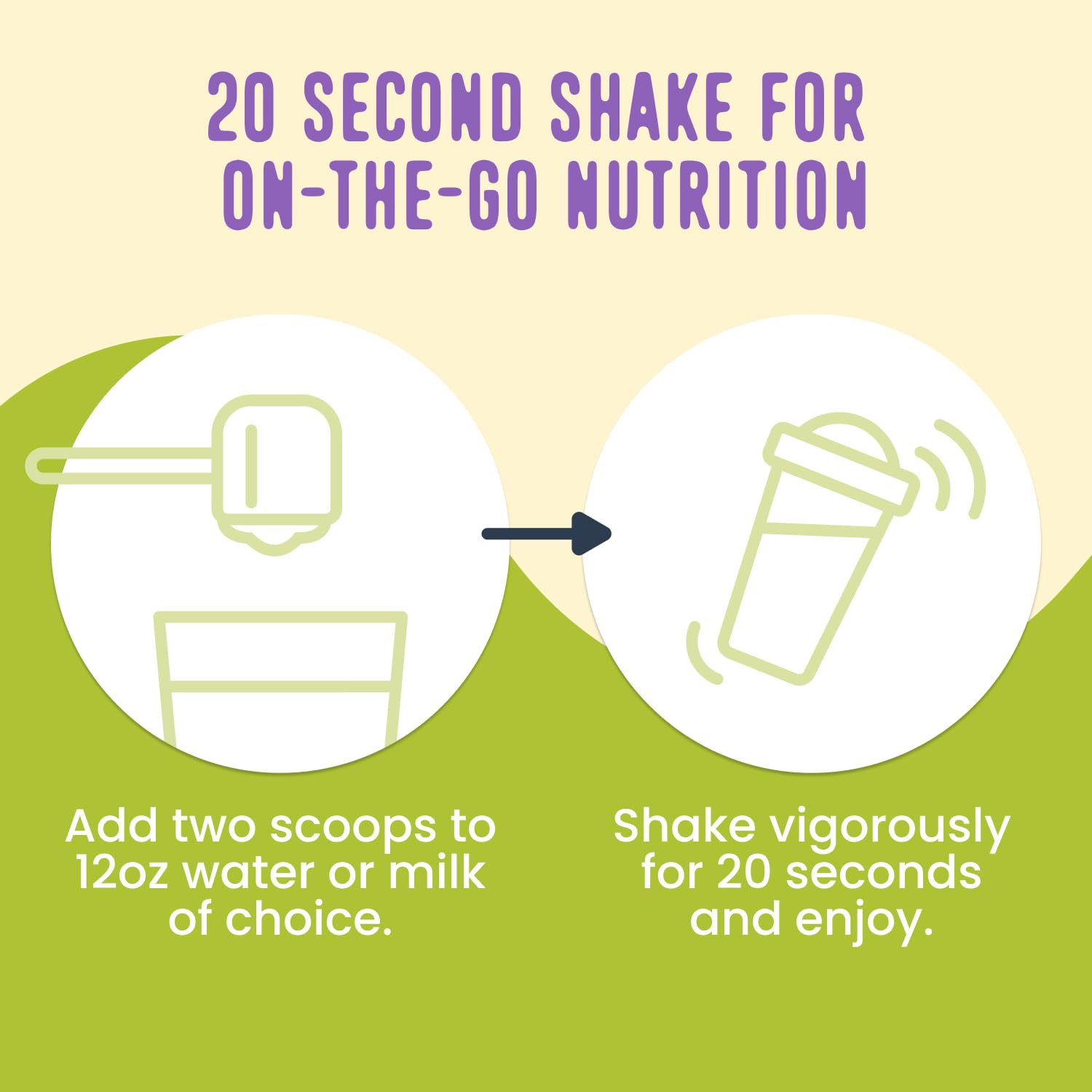 FlavCity Vegan Almond Protein Shake Powder, Vanilla Cream + Reishi & Cordyceps Mushrooms - Focus, Skin, Hair & Joint Support - Organic Fruit All in One Smoothie On-the-Go, 20 Servings - dailyvitalstore