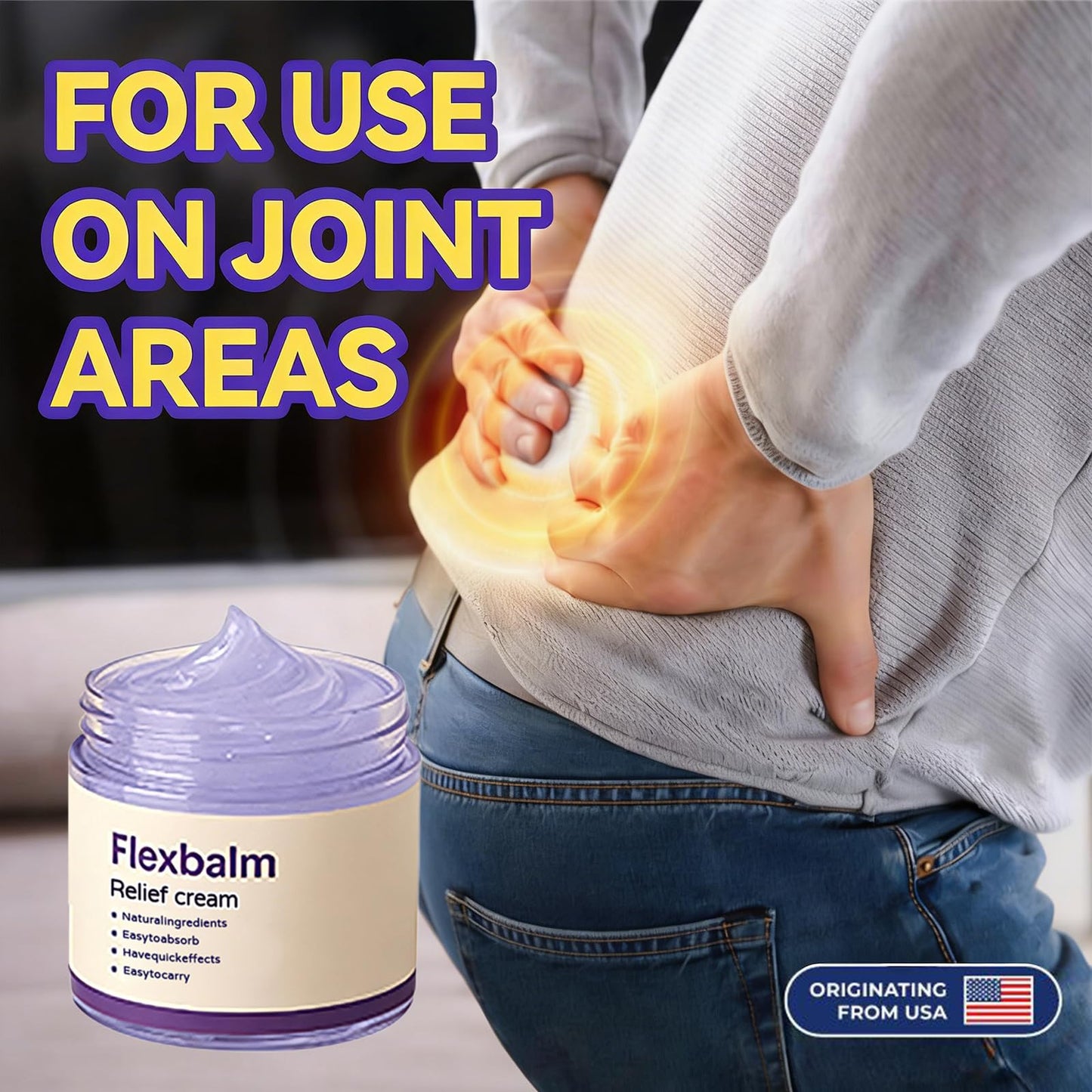 Flexbalm Rapid Joint Relief Gel - Advanced Relief Soothing Massage Gel, Flexbalm Rapid Joint Relief Cream for stiffness and soreness (2) - dailyvitalstore