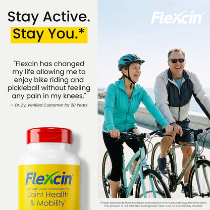 Flexcin Extra Strength Joint Formula with CM8 (Cetyl Myristoleate) - Joint Supplements for Men and Women with Glucosamine, MSM, Collagen Type II - 120 Capsules - dailyvitalstore