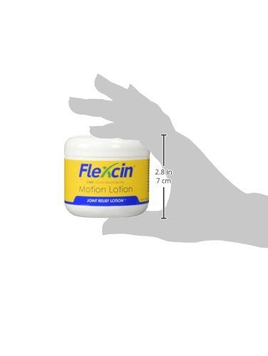Flexcin Motion Lotion with CM8 - Joint & Muscle Therapy Cream for Back, Neck, Knee, Hand, Foot - Fast Absorbing with DMSO, Emu Oil, Aloe Vera - Non-Greasy 4oz Jar - dailyvitalstore