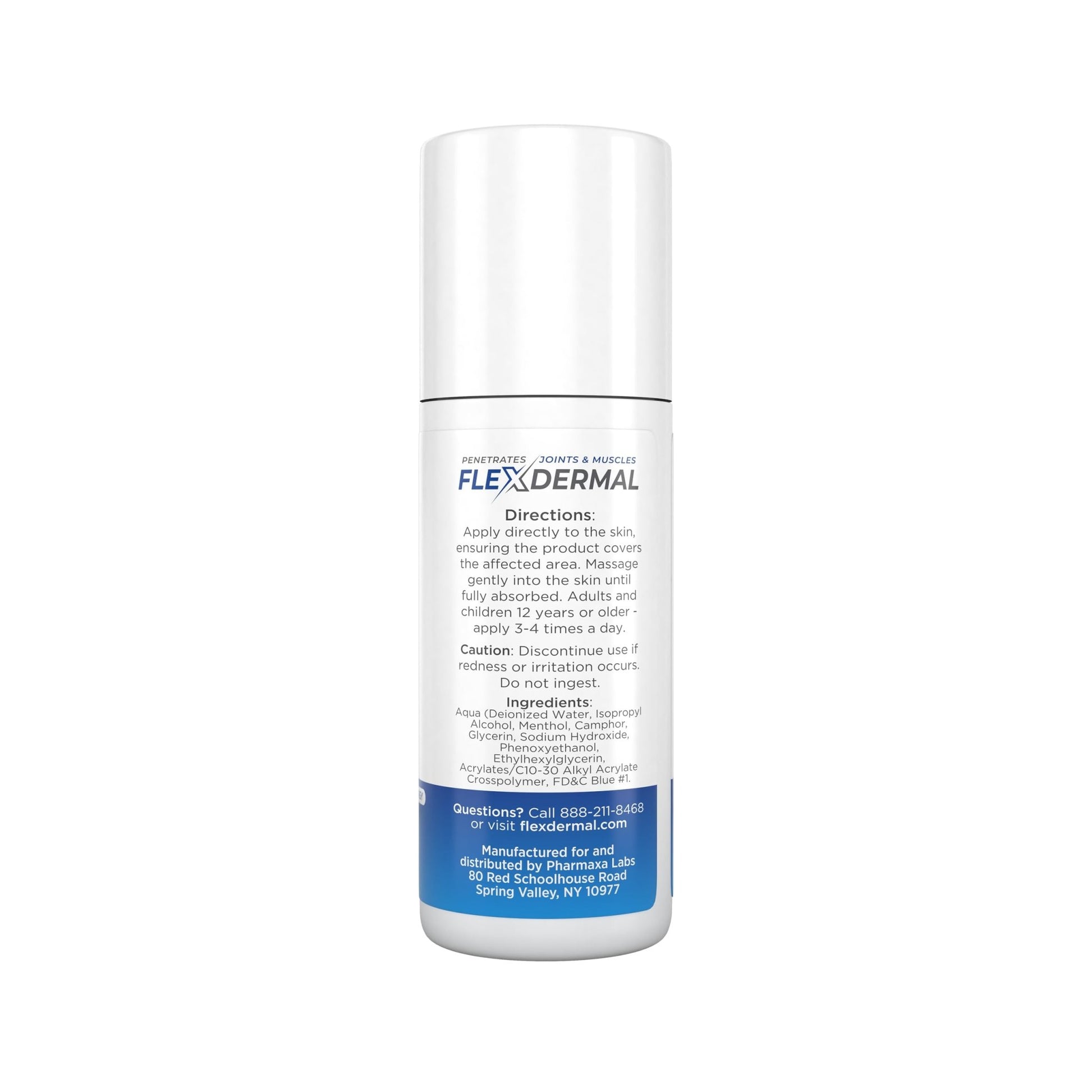 Flexdermal Topical Joint Relief Cream - Relieves Minor Aches and Discomfort in Muscles & Joints - Promotes Comfort, Mobility & Flexibility - Contains Menthol - Roll-On Gel - 3 fl oz (Pack of 1) - dailyvitalstore