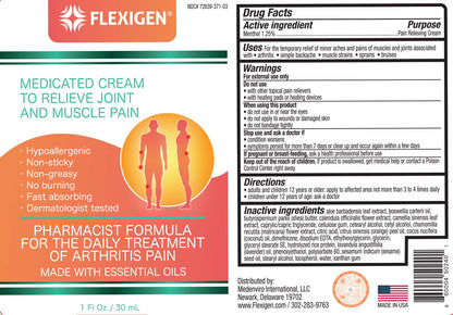 FLEXIGEN Pain Cream Lotion 3-Pack – Natural Menthol Formula with Frankincense & Essential Oils – Fast-Acting, Non-Greasy, Pleasant Scent - dailyvitalstore