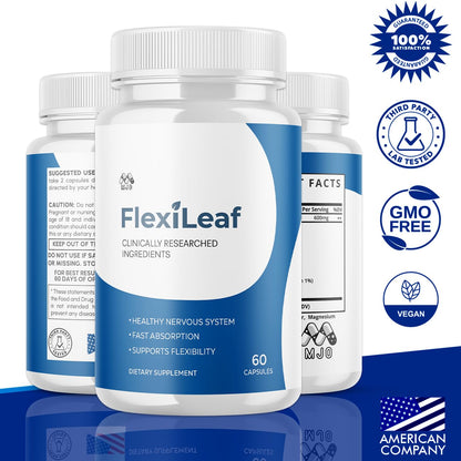 Flexileaf Capsules, Official Flexileaf Pills with All Natural Ingredients, Advanced Health and Overall Wellness Multivitamin Supplement, Flexoleaf Maximum Strength Support Formula (60 Capsules) - dailyvitalstore