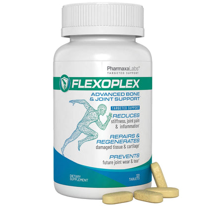 FLEXOPLEX Advanced Bone & Joint Support Supplement | Promotes Healthy Joint Function & Relief from Joint Discomfort | Enhance Cartilage Flexibility & Range of Motion - 120 Count (Pack of 1) - dailyvitalstore