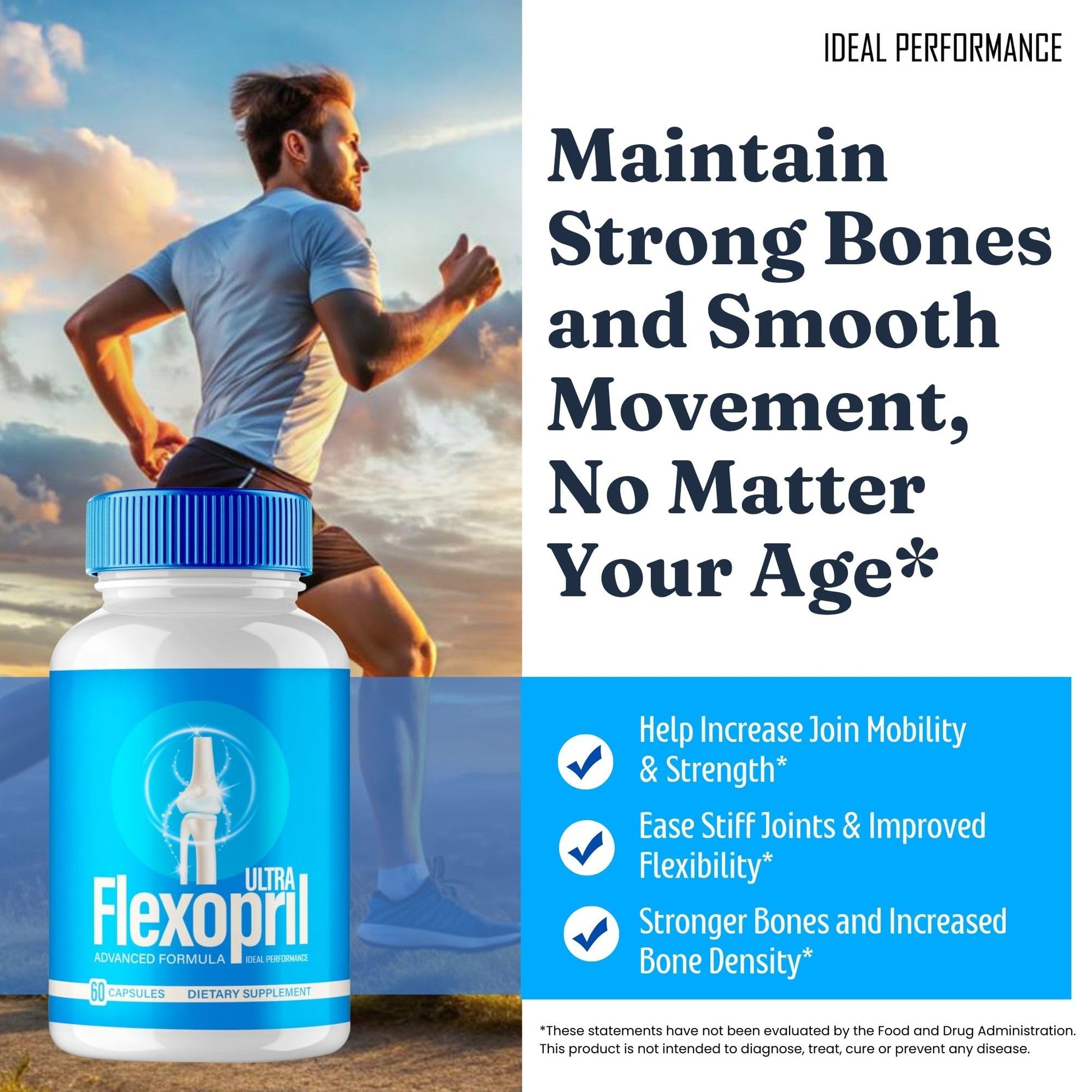 Flexopril Ultra Joint Support Capsules, Official Flexopril Supplement Pills, All-Natural Formula to Fortify Bones and Bolster Flexibility - Maximum Strength, FlexoprilUltra Pills Reviews (2 Pack) - dailyvitalstore