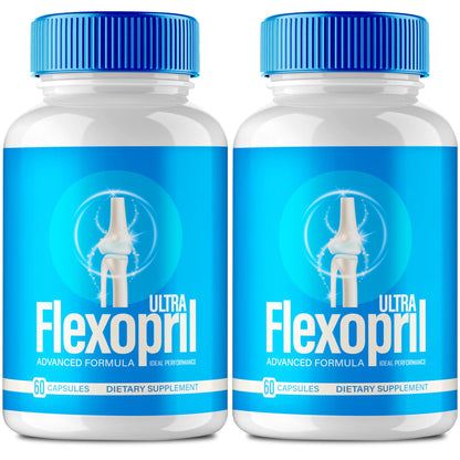 Flexopril Ultra Joint Support Capsules, Official Flexopril Supplement Pills, All-Natural Formula to Fortify Bones and Bolster Flexibility - Maximum Strength, FlexoprilUltra Pills Reviews (2 Pack) - dailyvitalstore