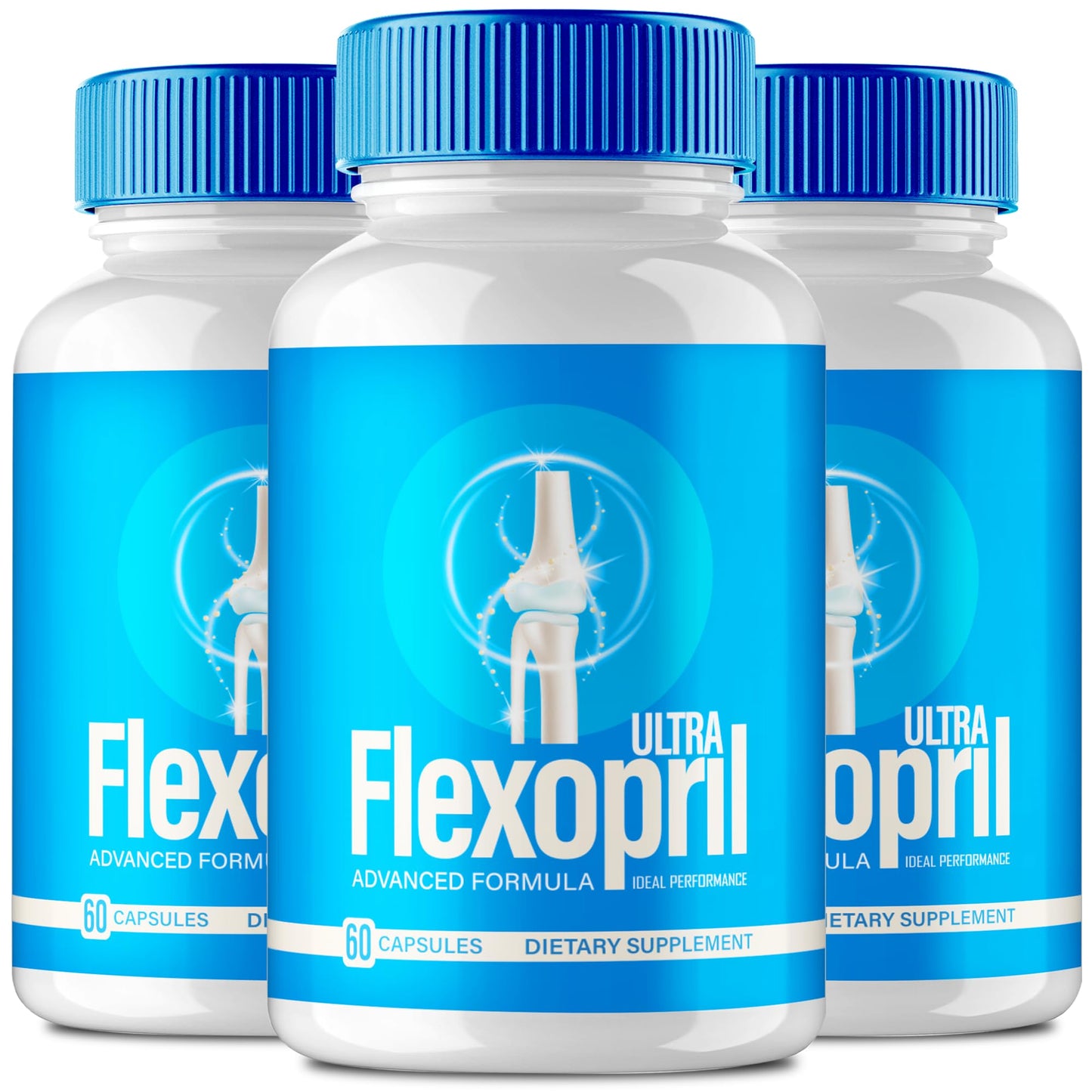 Flexopril Ultra Joint Support Capsules, Official Flexopril Supplement Pills, All-Natural Formula to Fortify Bones and Bolster Flexibility - Maximum Strength, FlexoprilUltra Pills Reviews (3 Pack) - dailyvitalstore