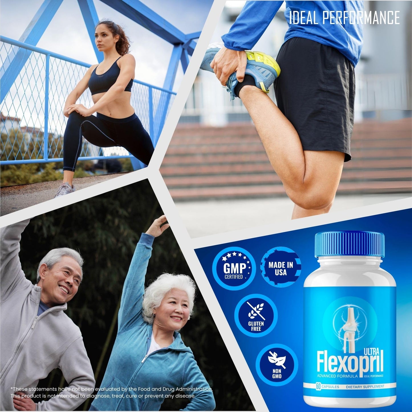 Flexopril Ultra Joint Support Capsules, Official Flexopril Supplement Pills, All-Natural Formula to Fortify Bones and Bolster Flexibility - Maximum Strength, FlexoprilUltra Pills Reviews (5 Pack) - dailyvitalstore