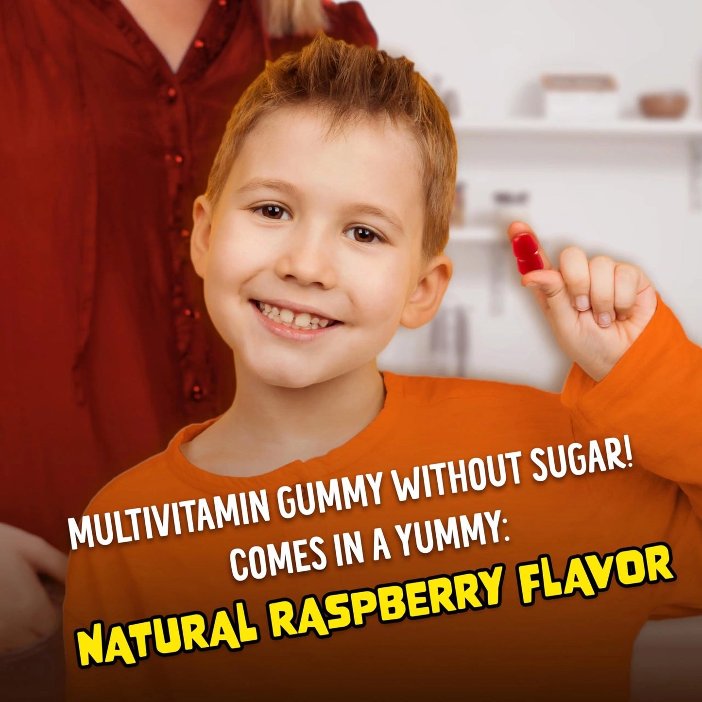 Flintstones Multivitamins for Kids, Sugar Free Kids Multivitamin Gummies, with Vitamins A, C, E, B6 & B12, Raspberry Flavored Gummy Vitamins, 60 Count - dailyvitalstore
