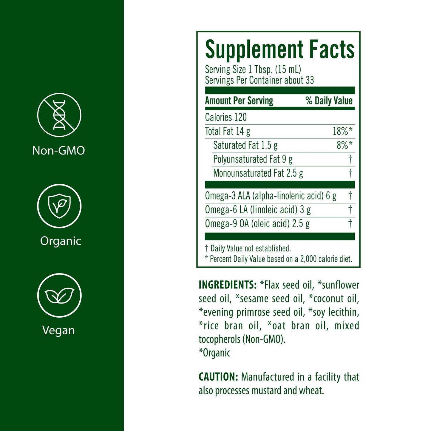 Flora - Udo's Choice Omega 369 Oil Blend, Made with Organic Flax, Sesame & Sunflower Seed Oils, Plant-Based Vegan Omega Fatty Acids, Based on Ideal 2:1:1 Ratio, 17-fl, oz. Glass Bottle - dailyvitalstore