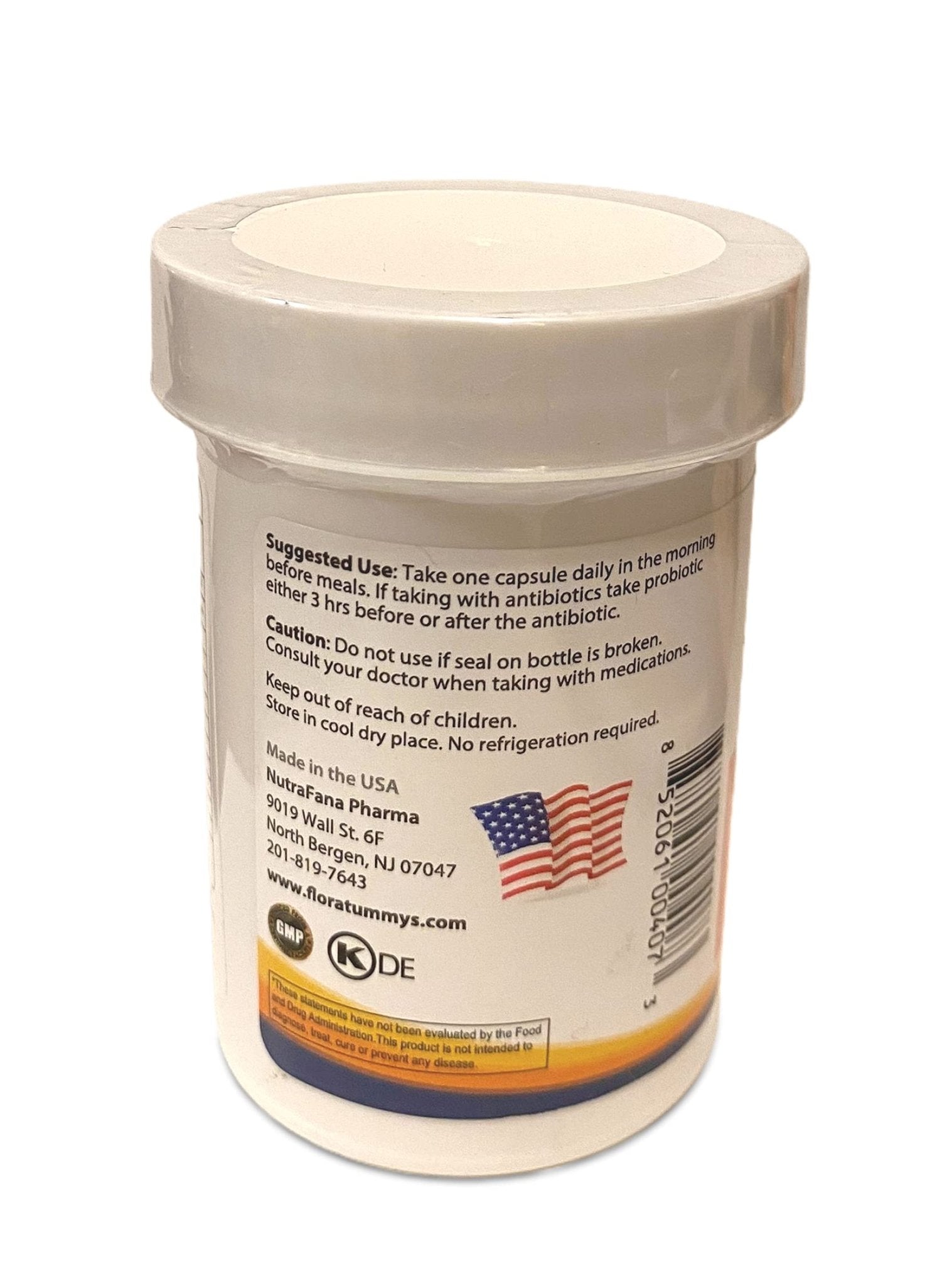 FloraTummys 50 High Potency Adult Probiotic, 50 Billion CFU, Prebiotics, Dairy Free, Gluten Free Probiotic, Non-GMO, Sugar-Free, Made in USA - dailyvitalstore