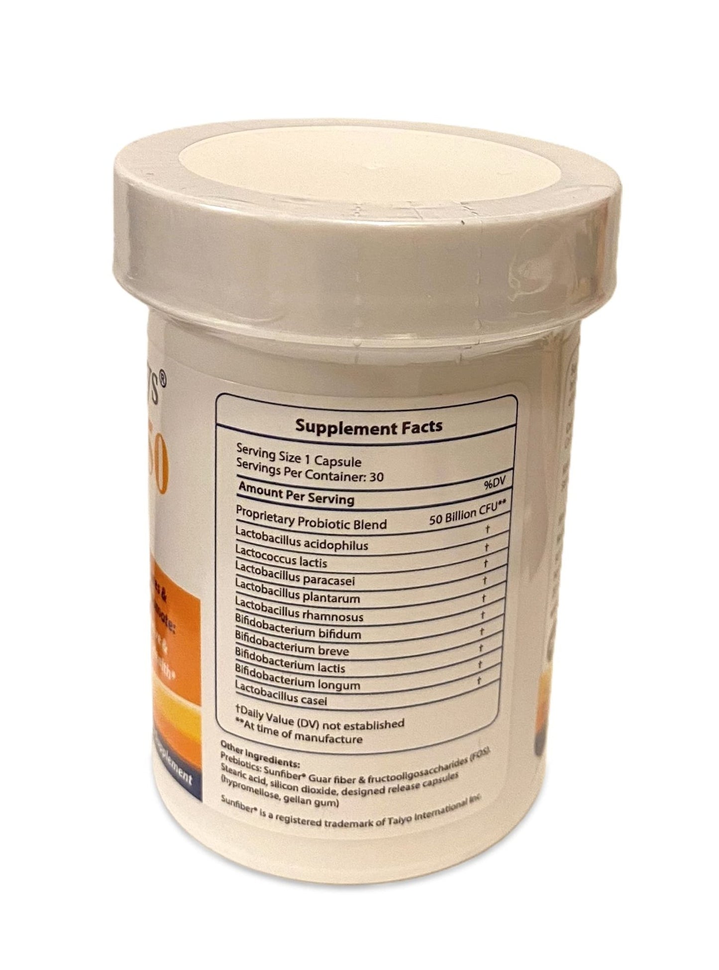 FloraTummys 50 High Potency Adult Probiotic, 50 Billion CFU, Prebiotics, Dairy Free, Gluten Free Probiotic, Non-GMO, Sugar-Free, Made in USA - dailyvitalstore