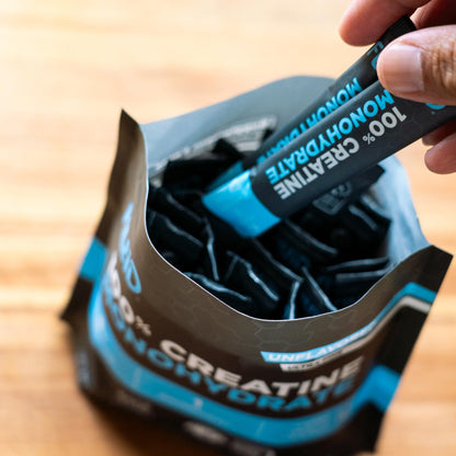 Fluid Creatine - Informed Sport Certified | Ultra-Fine Micronized 100% Creatine Monohydrate Powder | Unflavored | 5g Travel Stick Packs | 30 Servings - dailyvitalstore