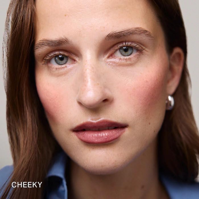 Flush Balm Cream Blush Stick - Fragrance Free, Blendable, Natural Radiant Finish, Buildable Color for Cheeks & Lips - Color: Cheeky - (Cool Pink) - dailyvitalstore