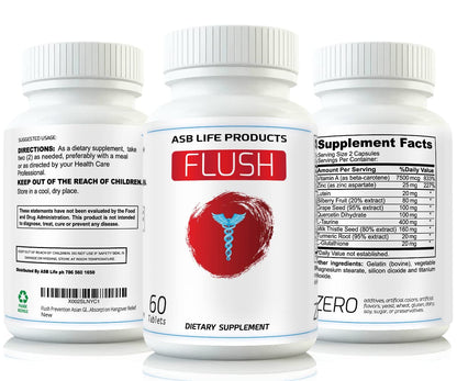 Flush Prevention Red Face Supplements Clinically formulated Fast Absorption - dailyvitalstore