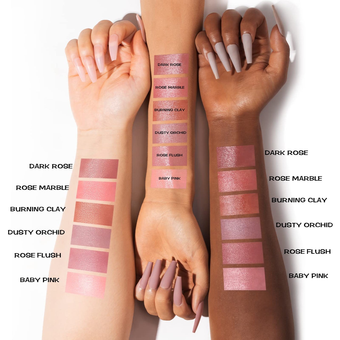 FOCALLURE Cream Blush Makeup,Buildable Blush Stick for Cheeks,Matte and Dewy Finish,Long Wearing,Easy Application,Lightweight Multi Stick,ROSE FLUSH - dailyvitalstore