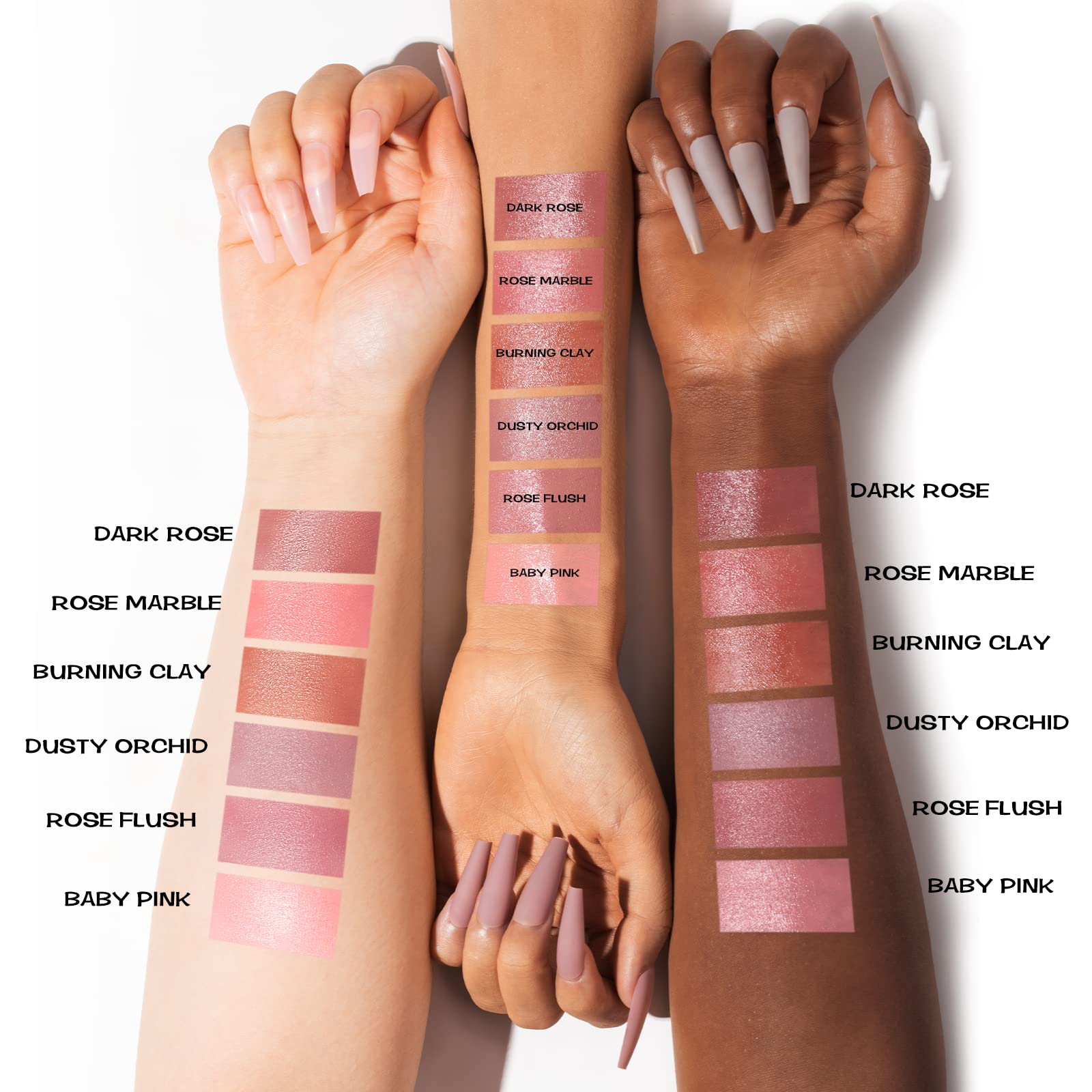 FOCALLURE Cream Blush Makeup,Buildable Blush Stick for Cheeks,Matte and Dewy Finish,Long Wearing,Easy Application,Lightweight Multi Stick,ROSE FLUSH - dailyvitalstore